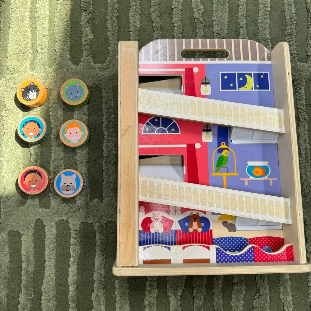 Melissa & Doug Go Tots Town House Tumble - Picture 2 of 5